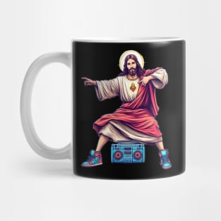 Jesus Birthday Christmas Music gospel Hip hop Retro Radio Mug